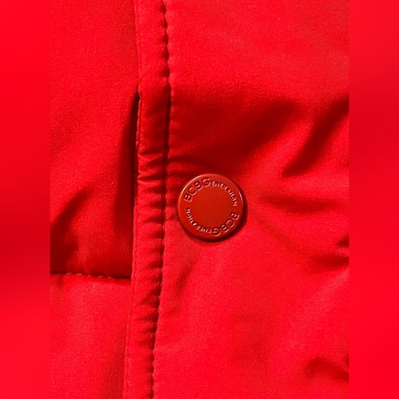 BCBGeneration Women’s XXL Feather Free Red Puffer Vest Like New - Picture 4 of 16
